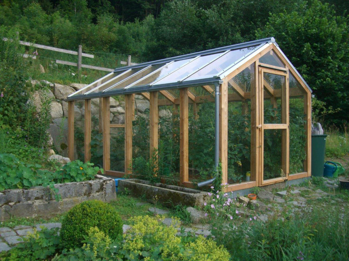 Gewächshaus für Gartenliebhaber, Referenz Holzbau Eiler